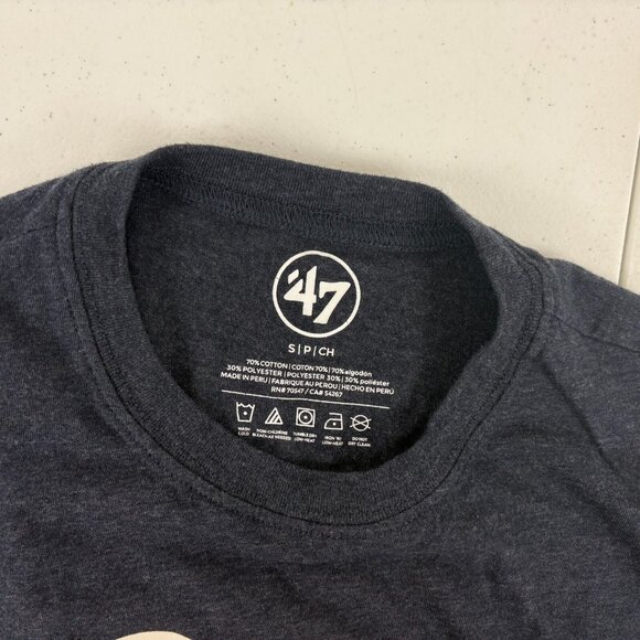 Boston Red Sox Pride T Shirt Mens Size S Blue 47 Brand MLB Baseball - Picture 5 of 5